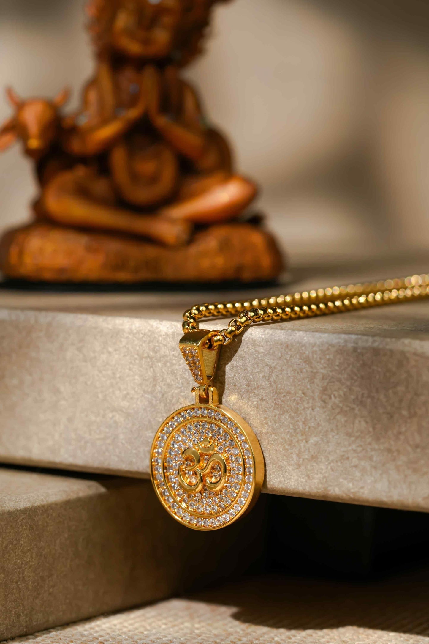 🕉️ Om Symbol Pendant With Chain (Unisex)